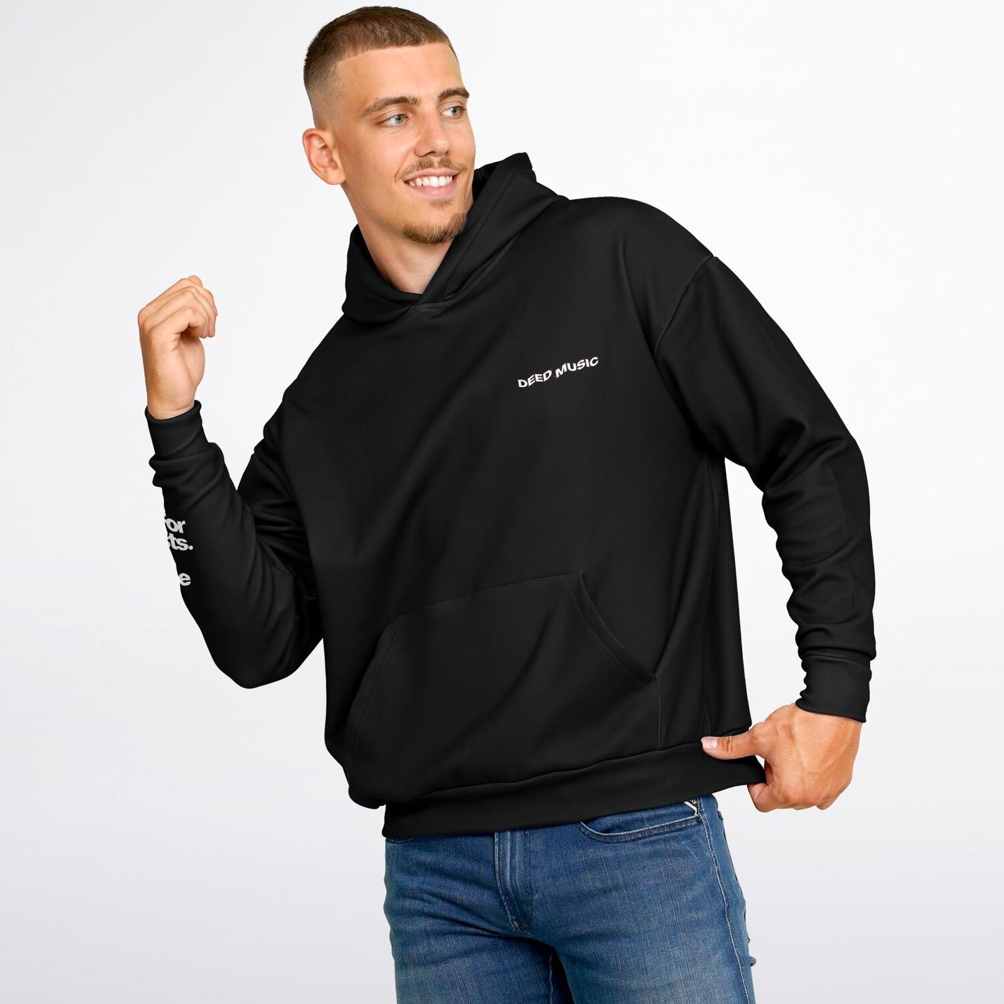DEED MUSIC Heavyweight Oversized Hoodie - AOP