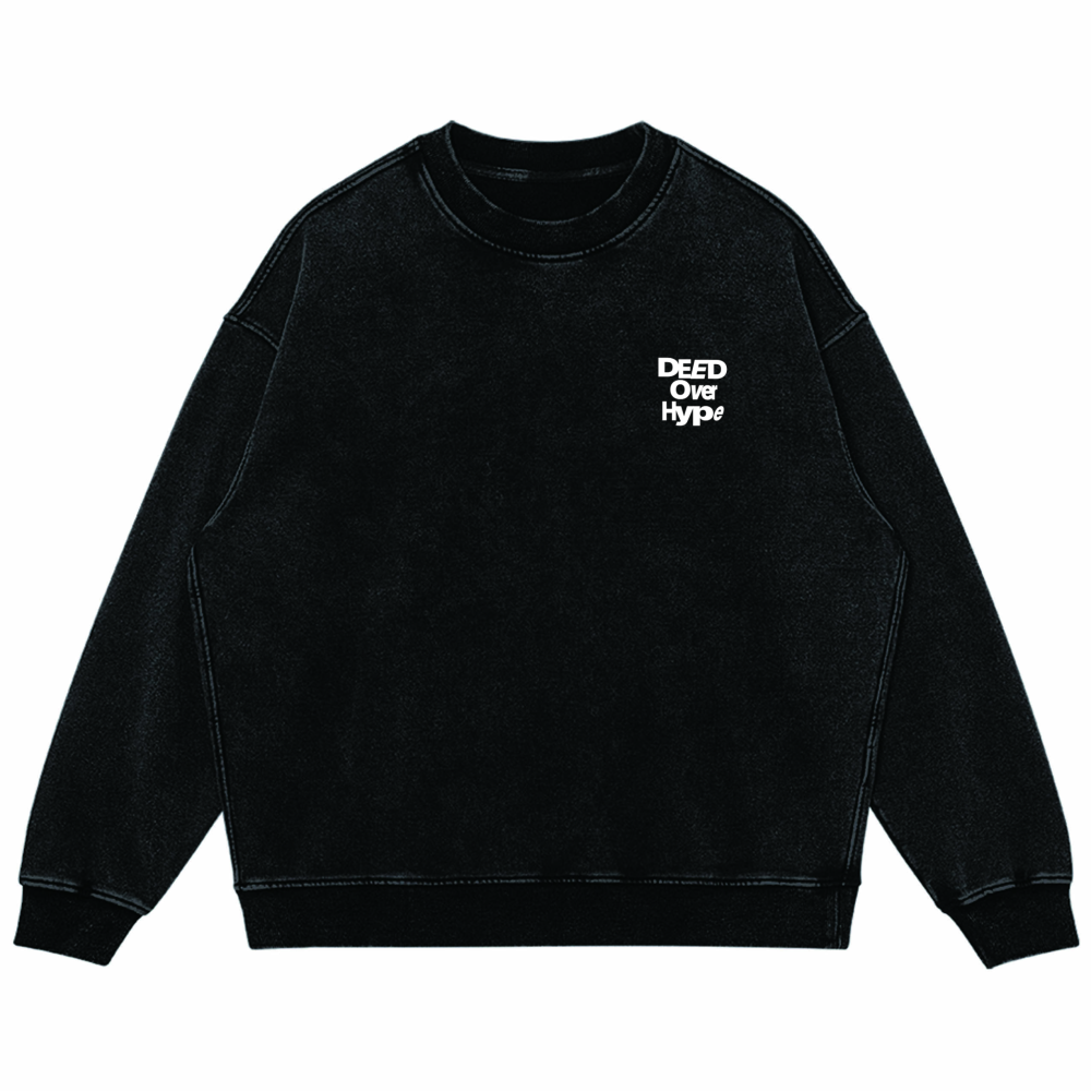 Unisex Super Heavyweight Oversized Faded Sweatshirt(440GSM)