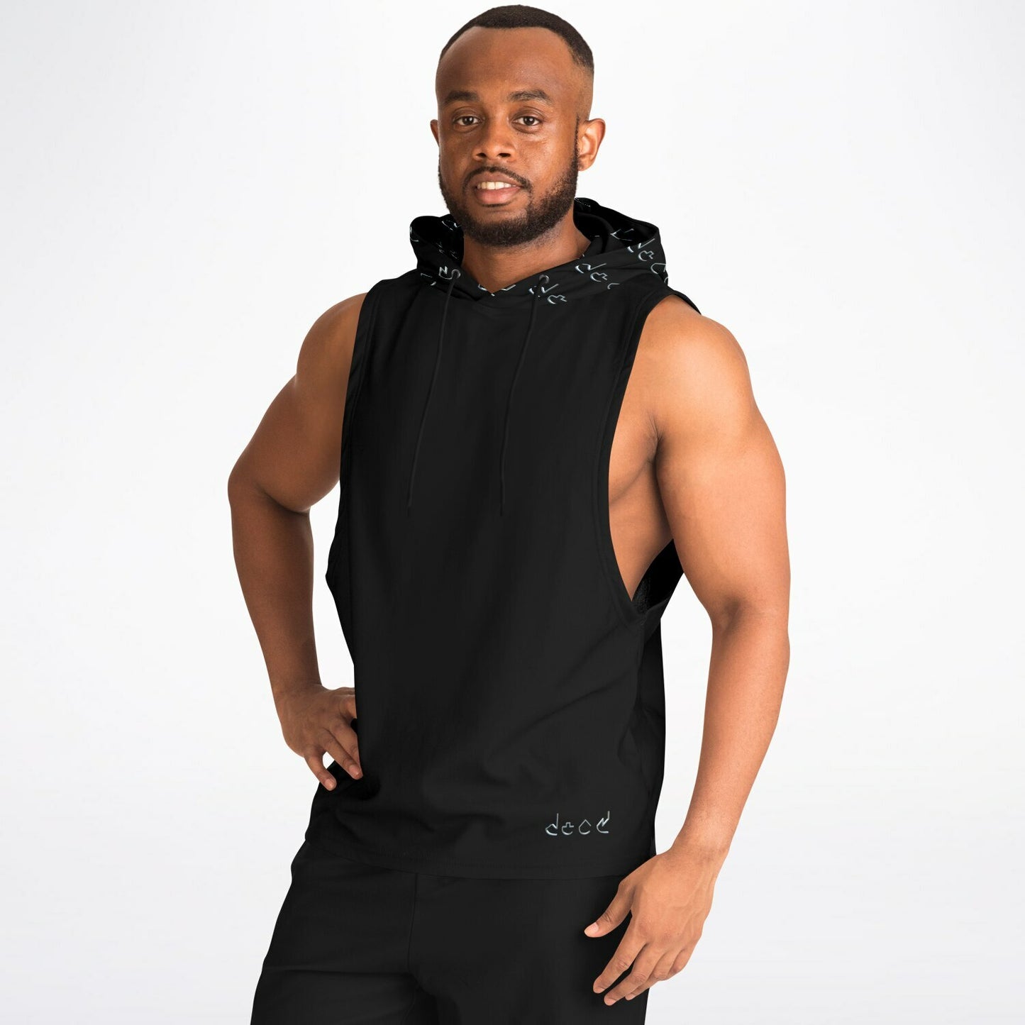 DEED CHAMP - Athletic Drop Armhole Hoodie - AOP