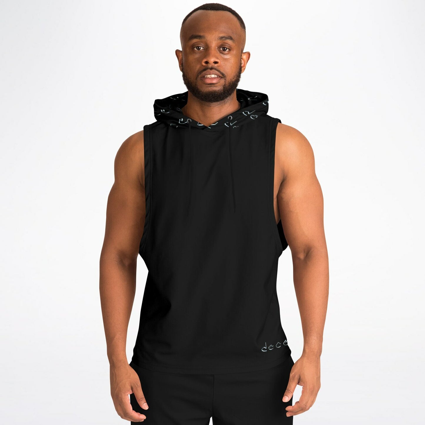DEED CHAMP - Athletic Drop Armhole Hoodie - AOP