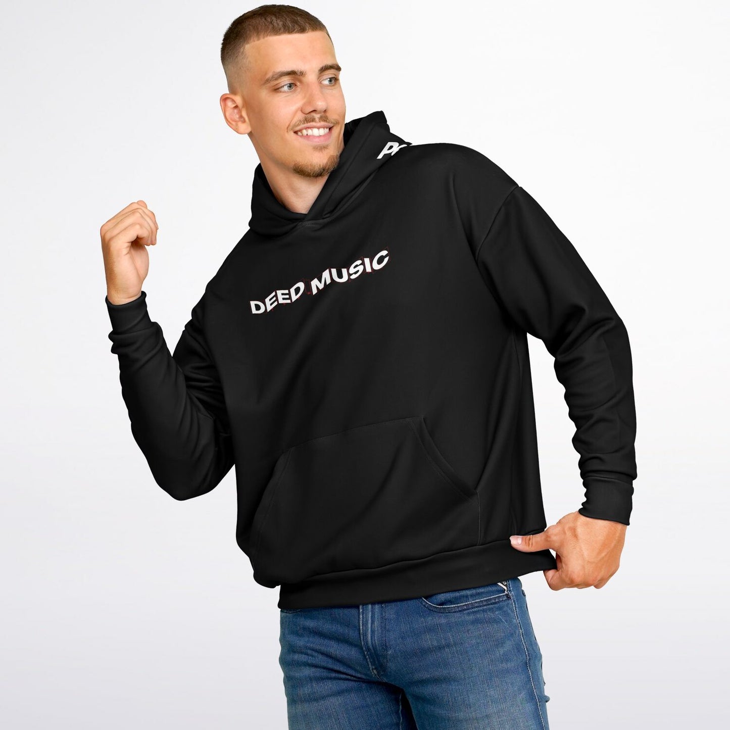 DEED MUSIC Heavyweight Oversized Hoodie - AOP
