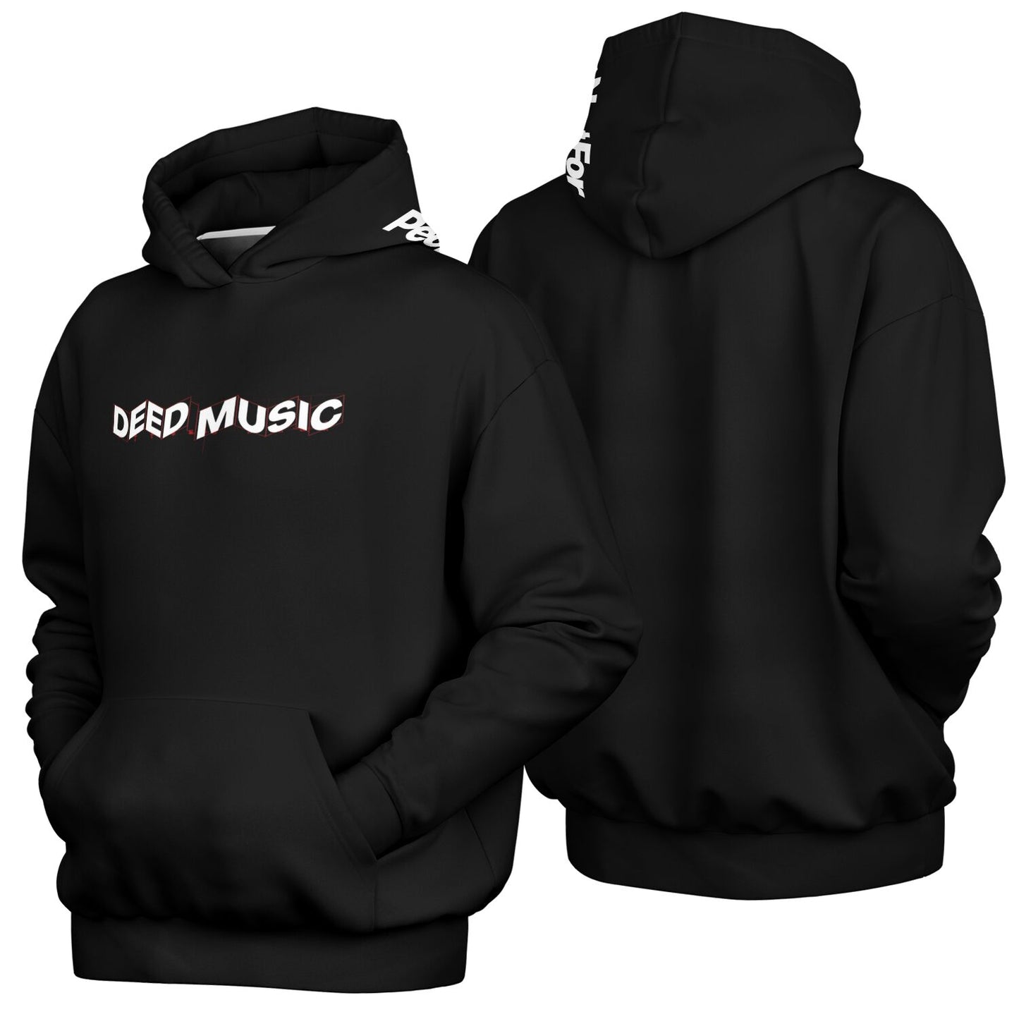 DEED MUSIC Heavyweight Oversized Hoodie - AOP