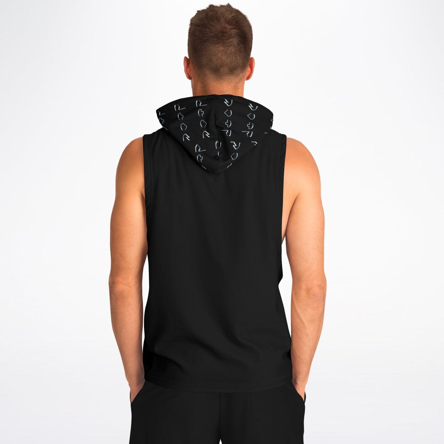 DEED CHAMP - Athletic Drop Armhole Hoodie - AOP