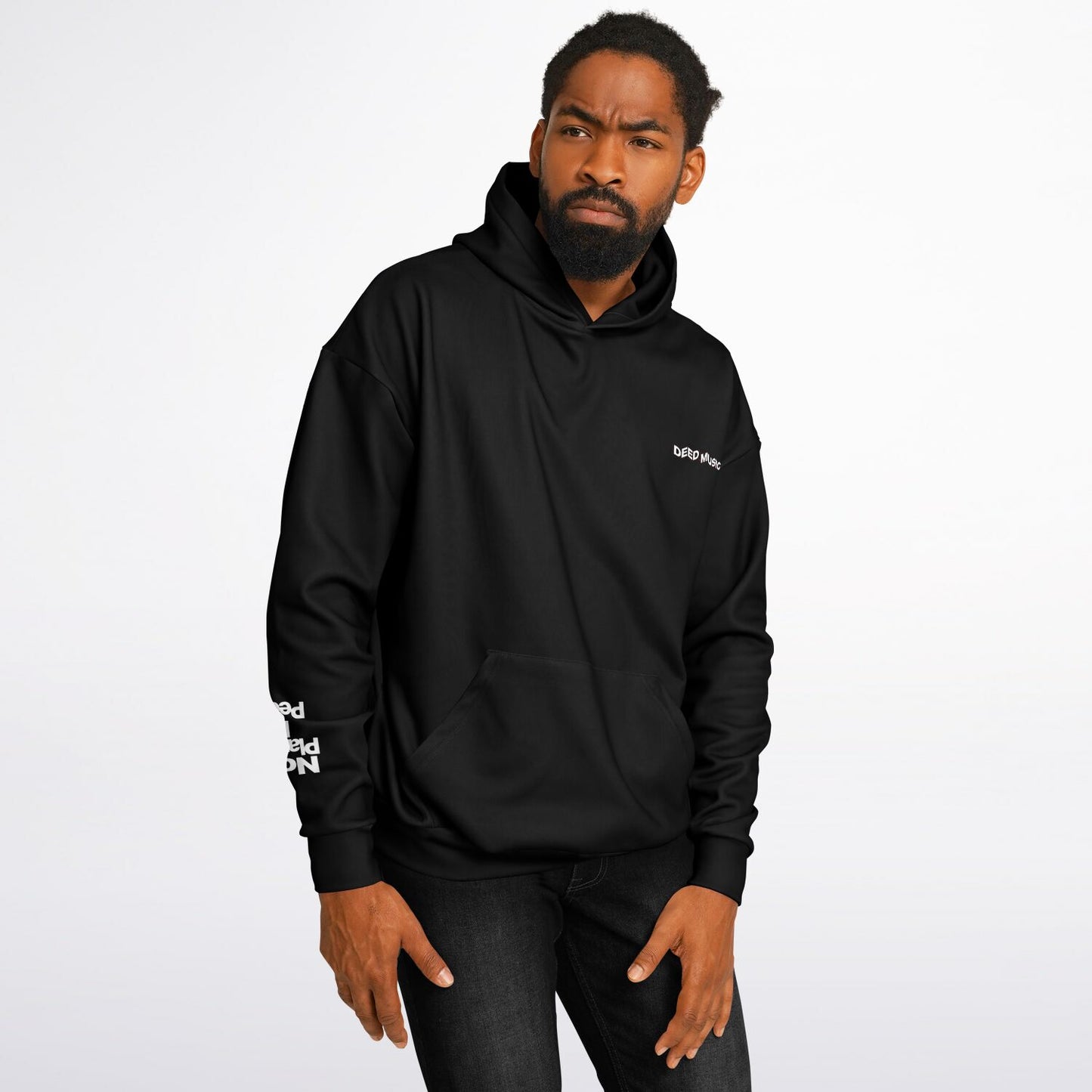 DEED MUSIC Heavyweight Oversized Hoodie - AOP
