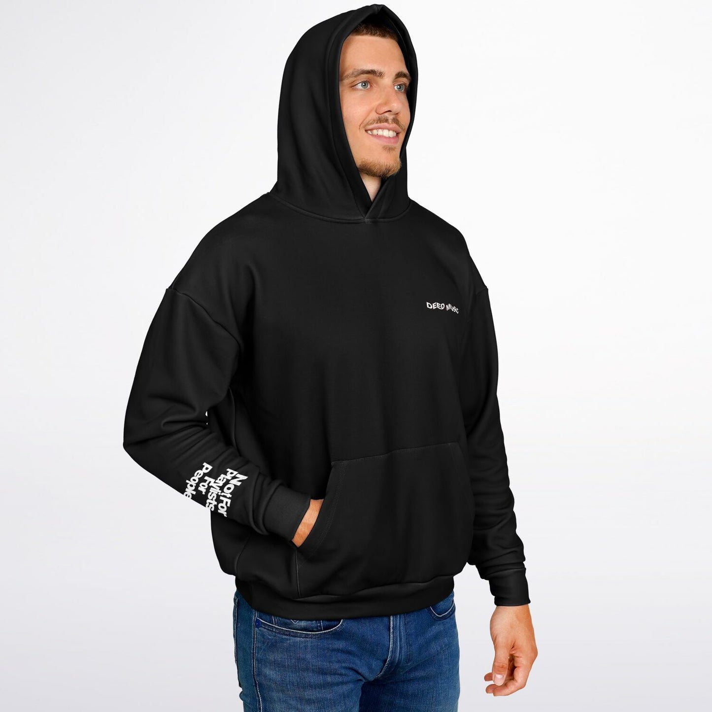 DEED MUSIC Heavyweight Oversized Hoodie - AOP