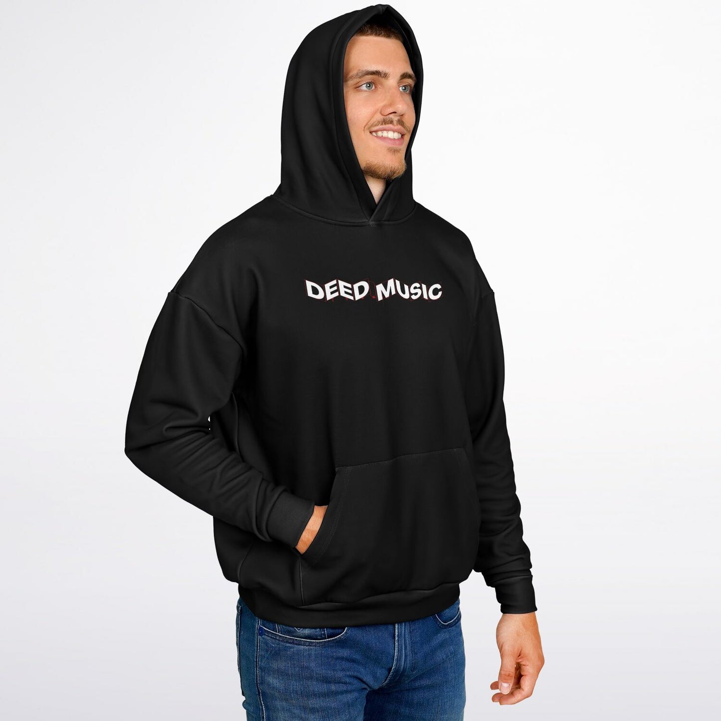 DEED MUSIC Heavyweight Oversized Hoodie - AOP